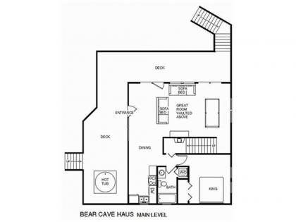 Bear Cave Haus 2 Bedrooms Fireplace Hot Tub Pool Table WiFi Sleeps 8 - image 2