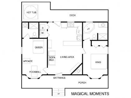 Magical Moments 1 Bedroom Sleeps 6 Arcade Foosball Walk to Pool - image 11