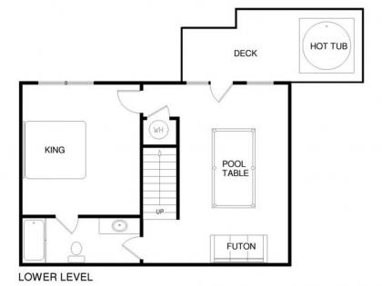 Artistic Mountain 2 Bedrooms Sleeps 8 Hot Tub Mtn View Jetted Tub - image 12