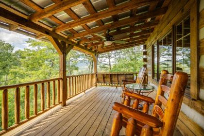 Hand Hewn Hideaway Stunning Gatlinburg Cabin with Hot Tub Table Games and Outdoor Oasis