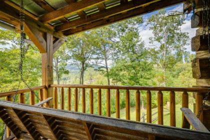 Hand Hewn Hideaway Stunning Gatlinburg Cabin with Hot Tub Table Games and Outdoor Oasis - image 2